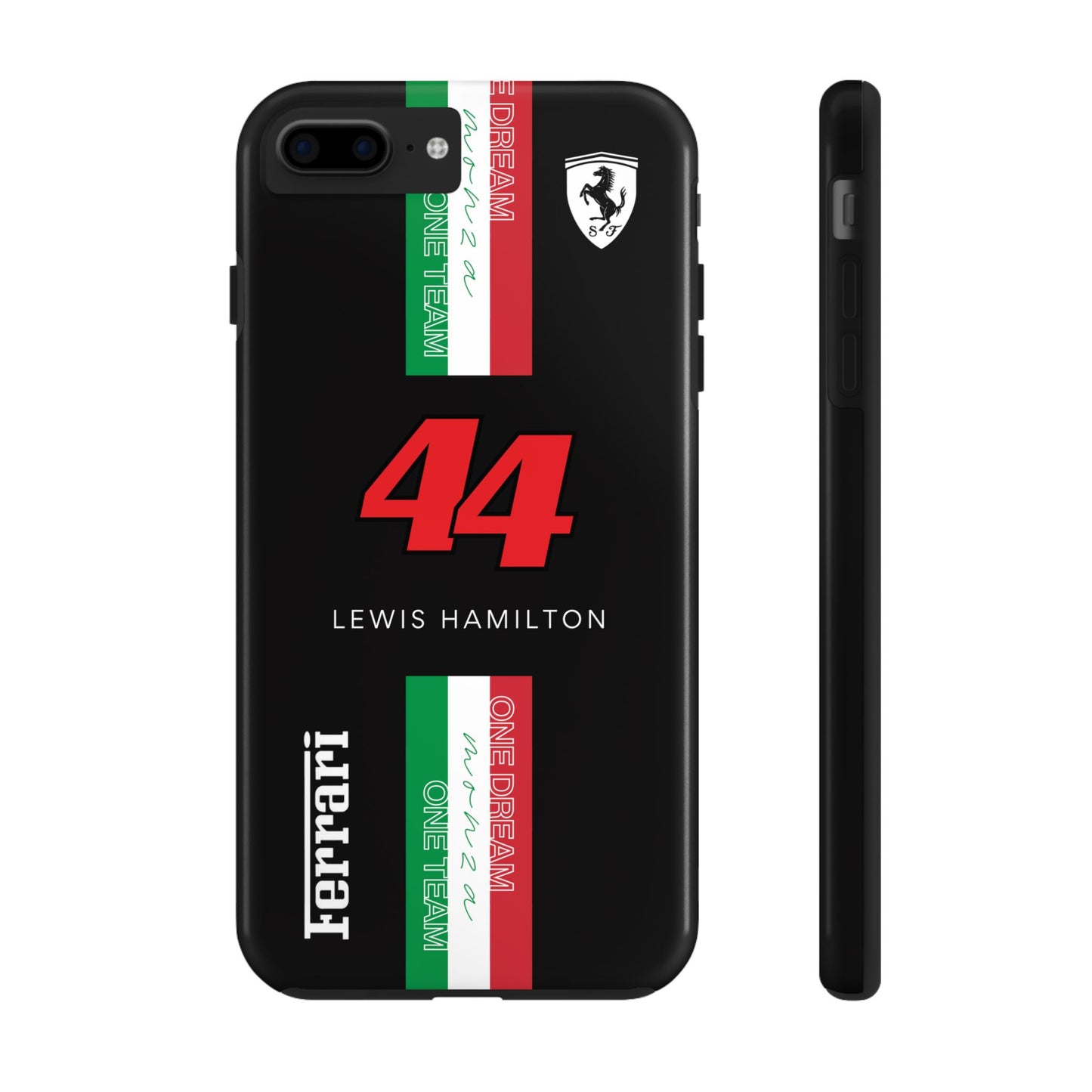 Black 44 Hamilton Ferrari Armor Case