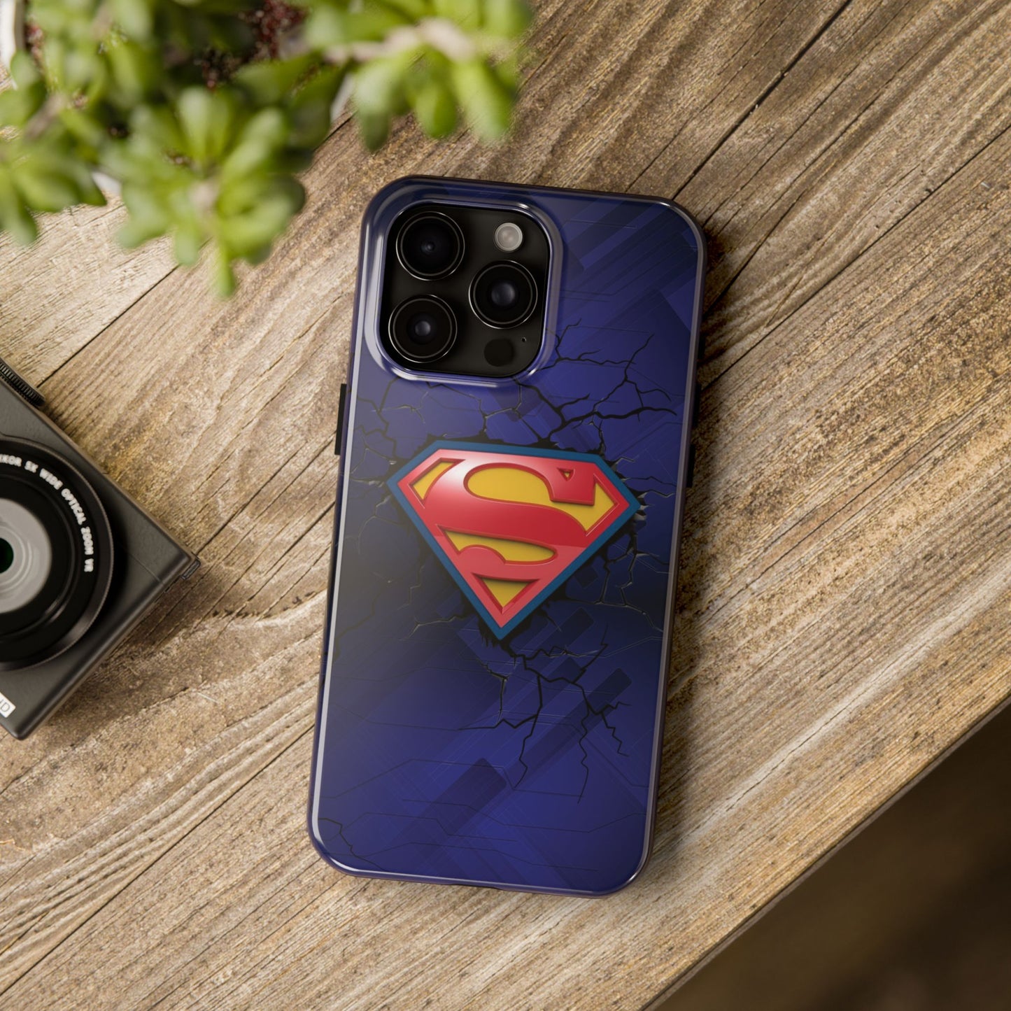 Blue Superman Armor Case