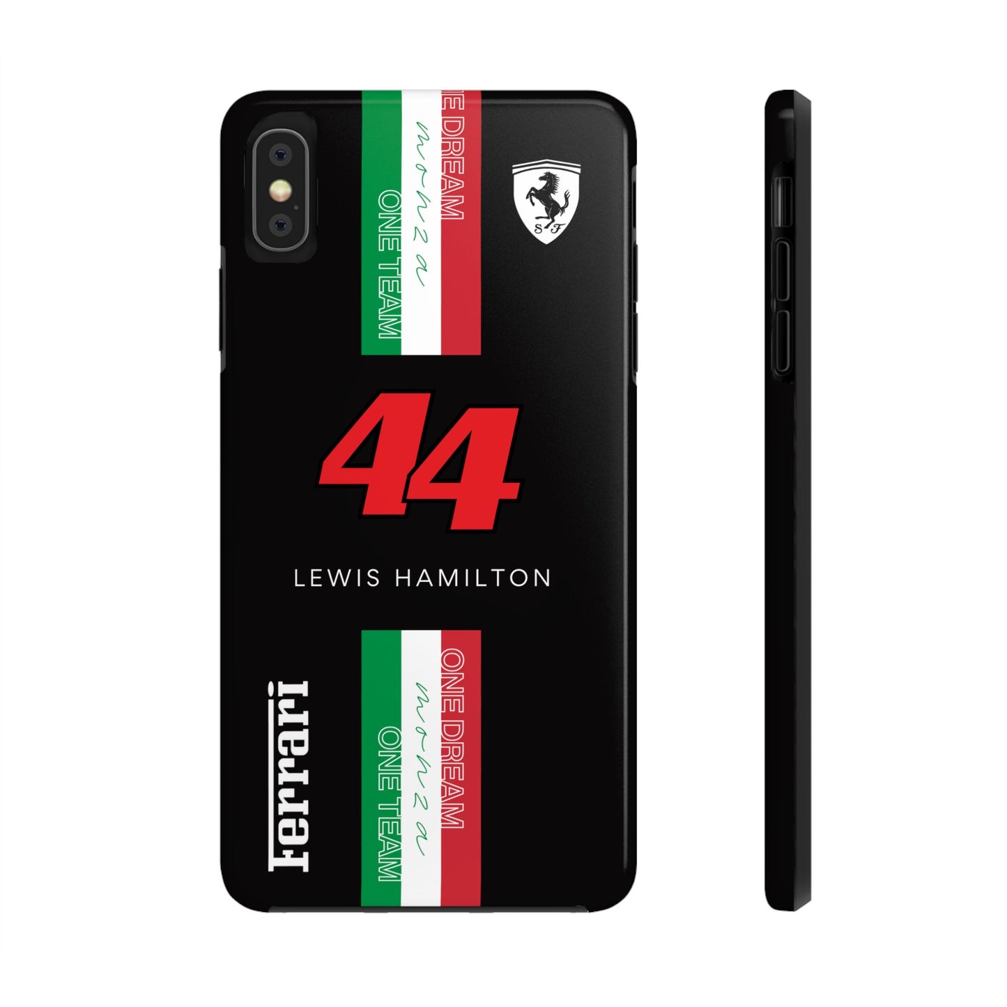 Black 44 Hamilton Ferrari Armor Case