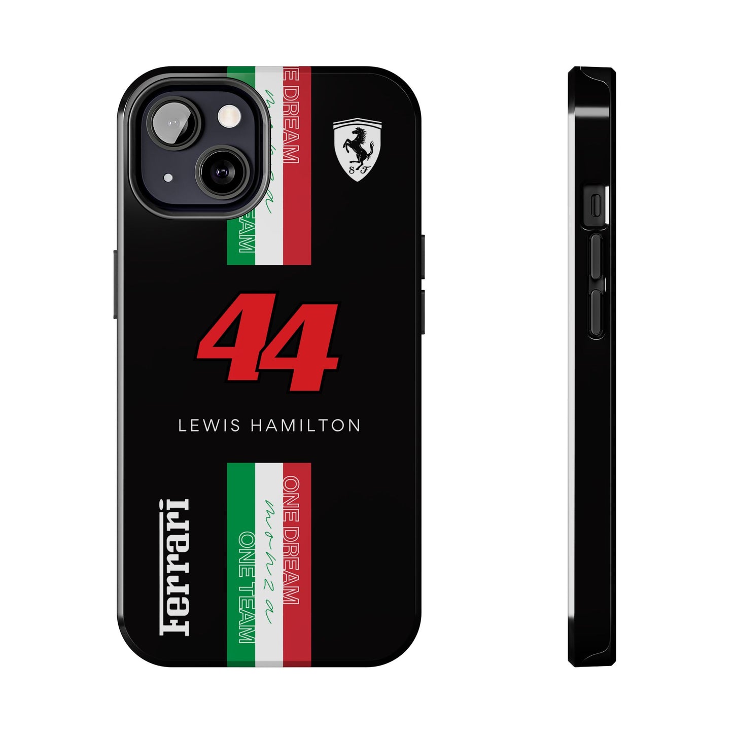 Black 44 Hamilton Ferrari Armor Case