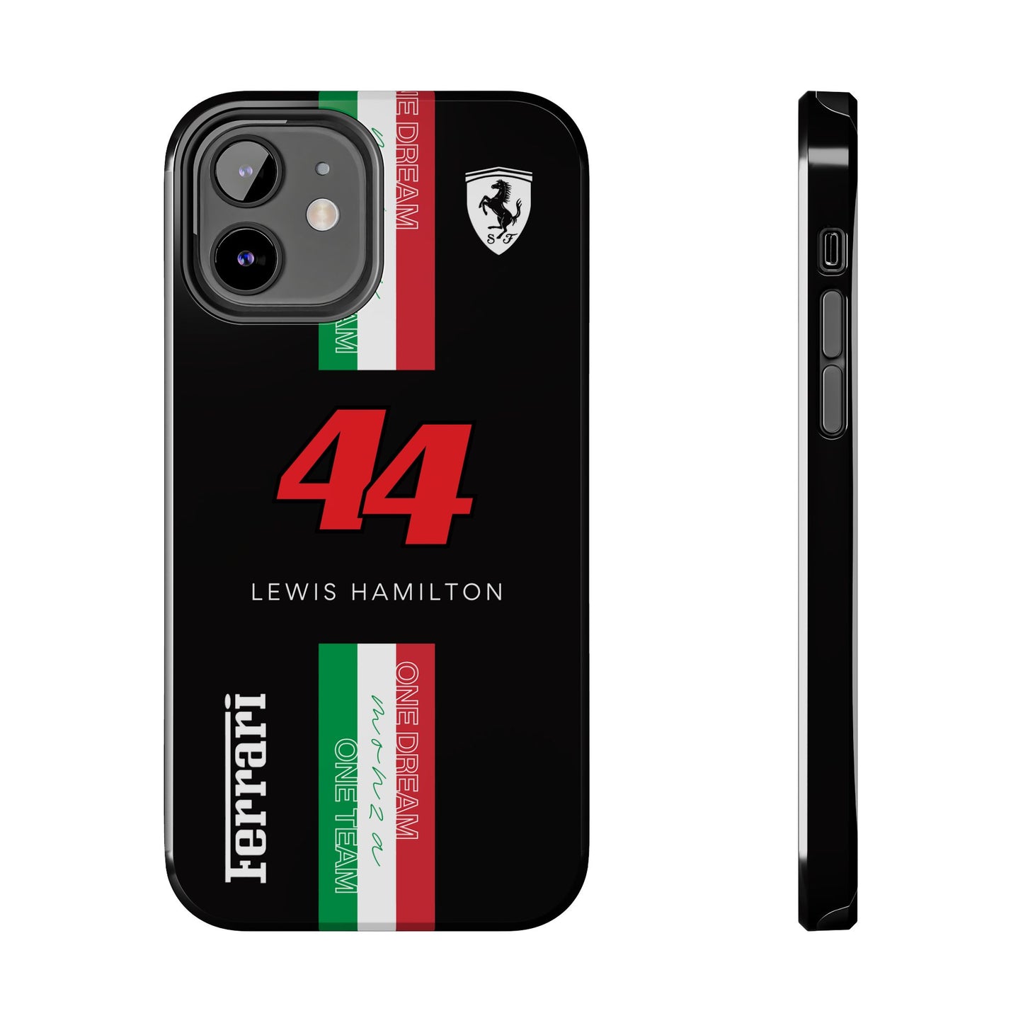 Black 44 Hamilton Ferrari Armor Case