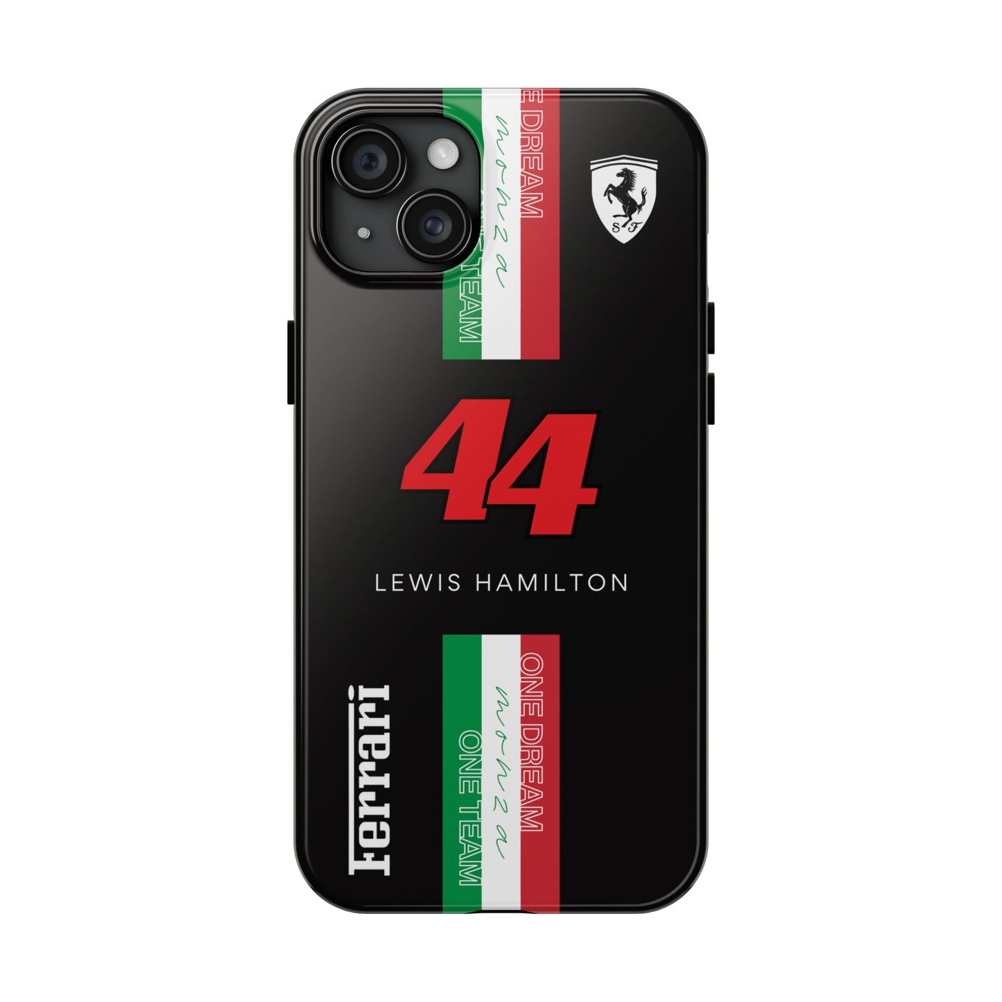 Black 44 Hamilton Ferrari Armor Case