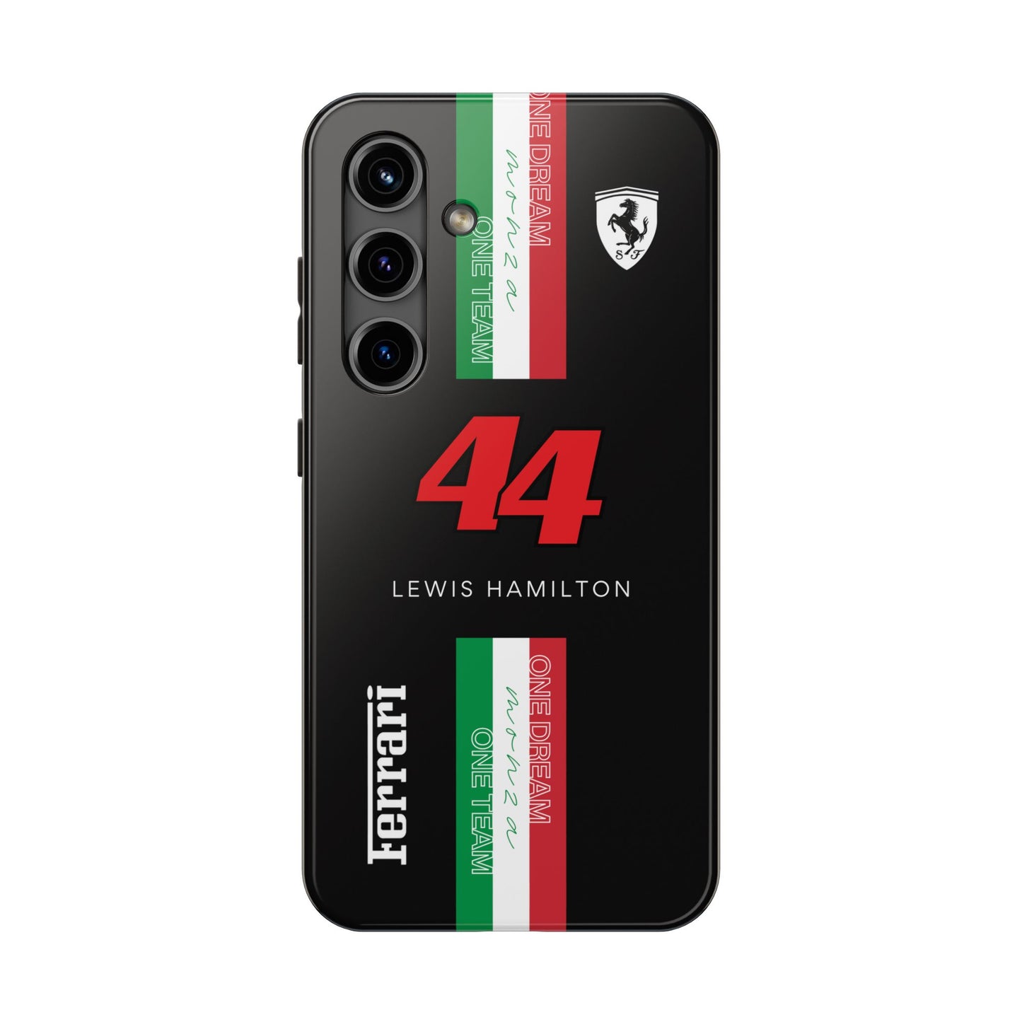 Black 44 Hamilton Ferrari Armor Case