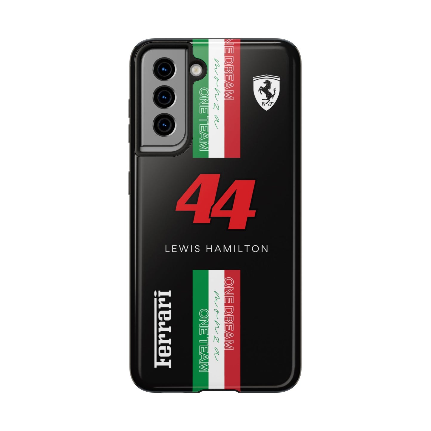 Black 44 Hamilton Ferrari Armor Case