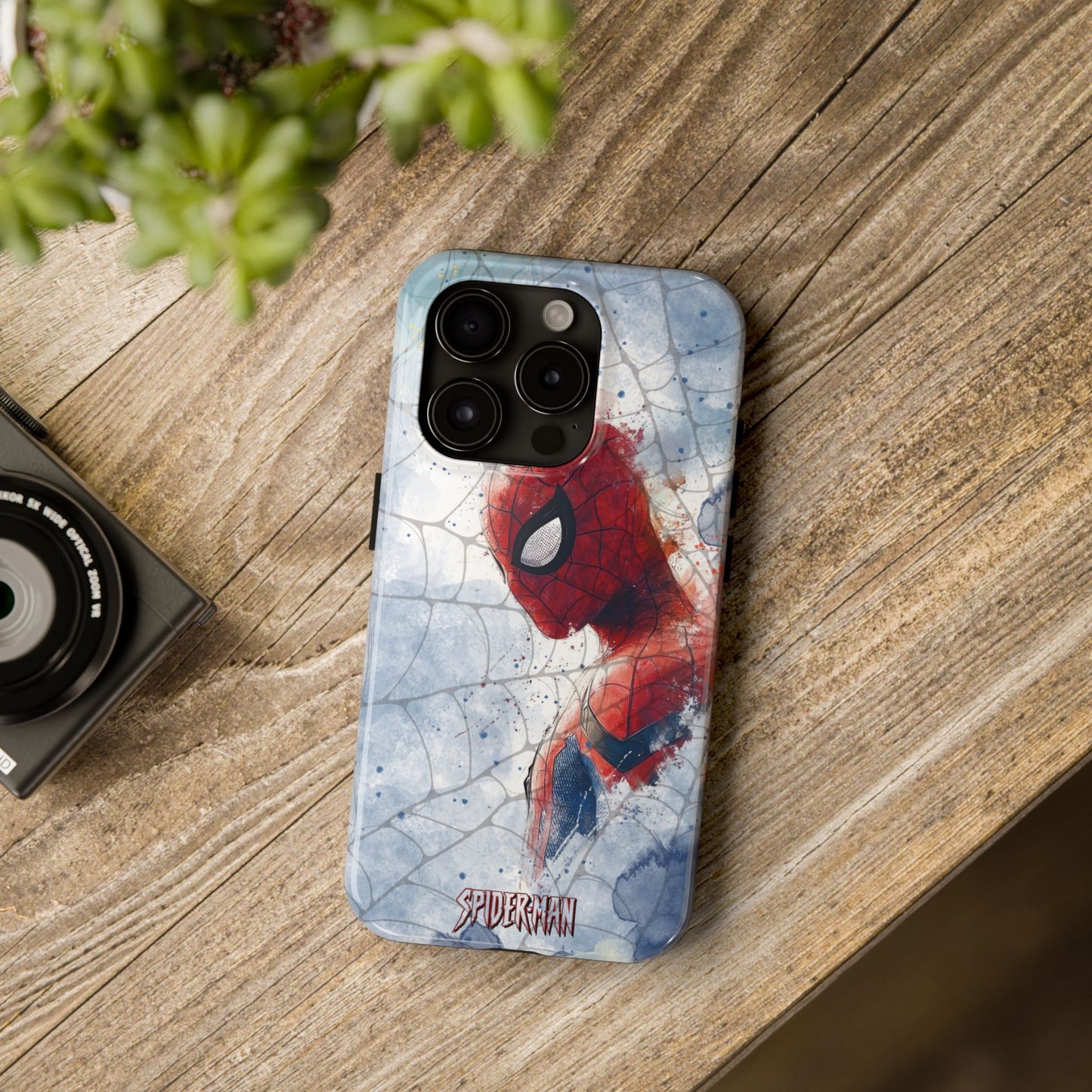 Light Blue Spider-Man Armor Case