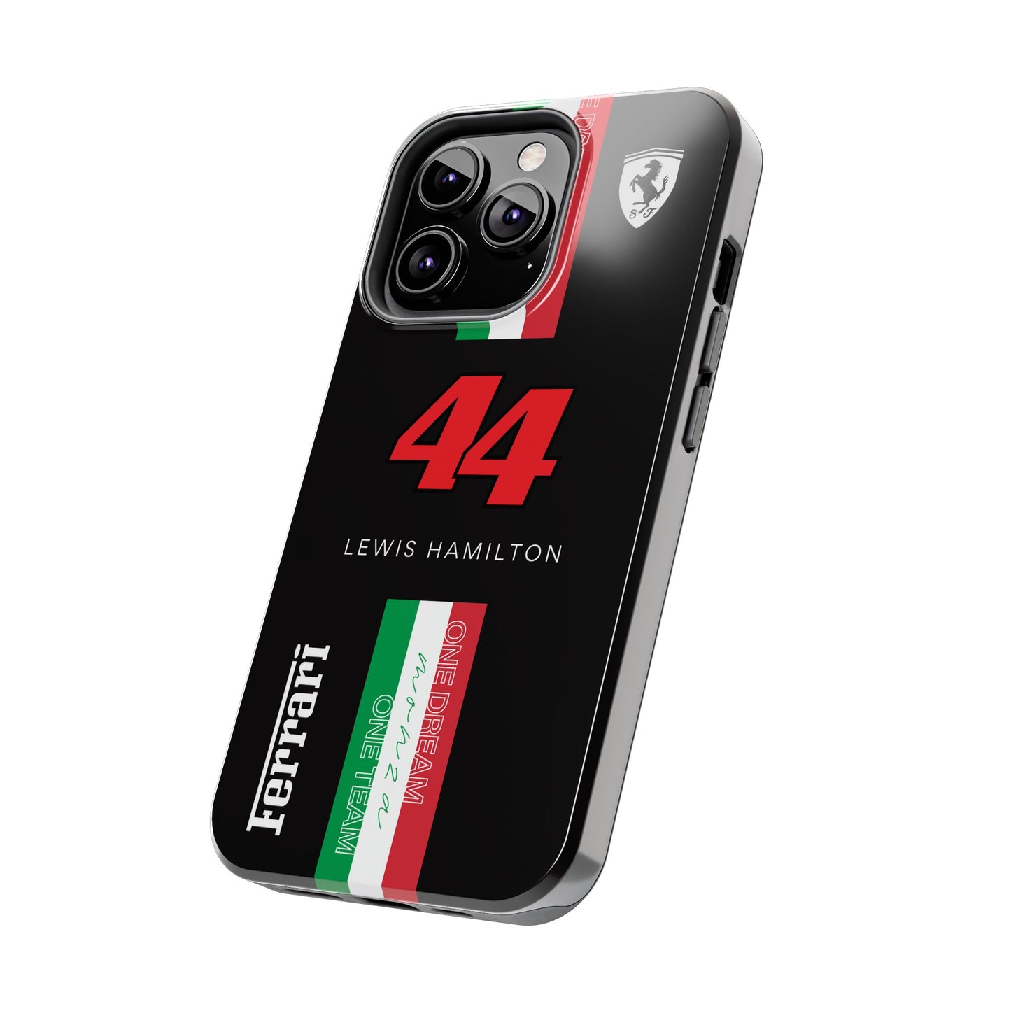 Black 44 Hamilton Ferrari Armor Case