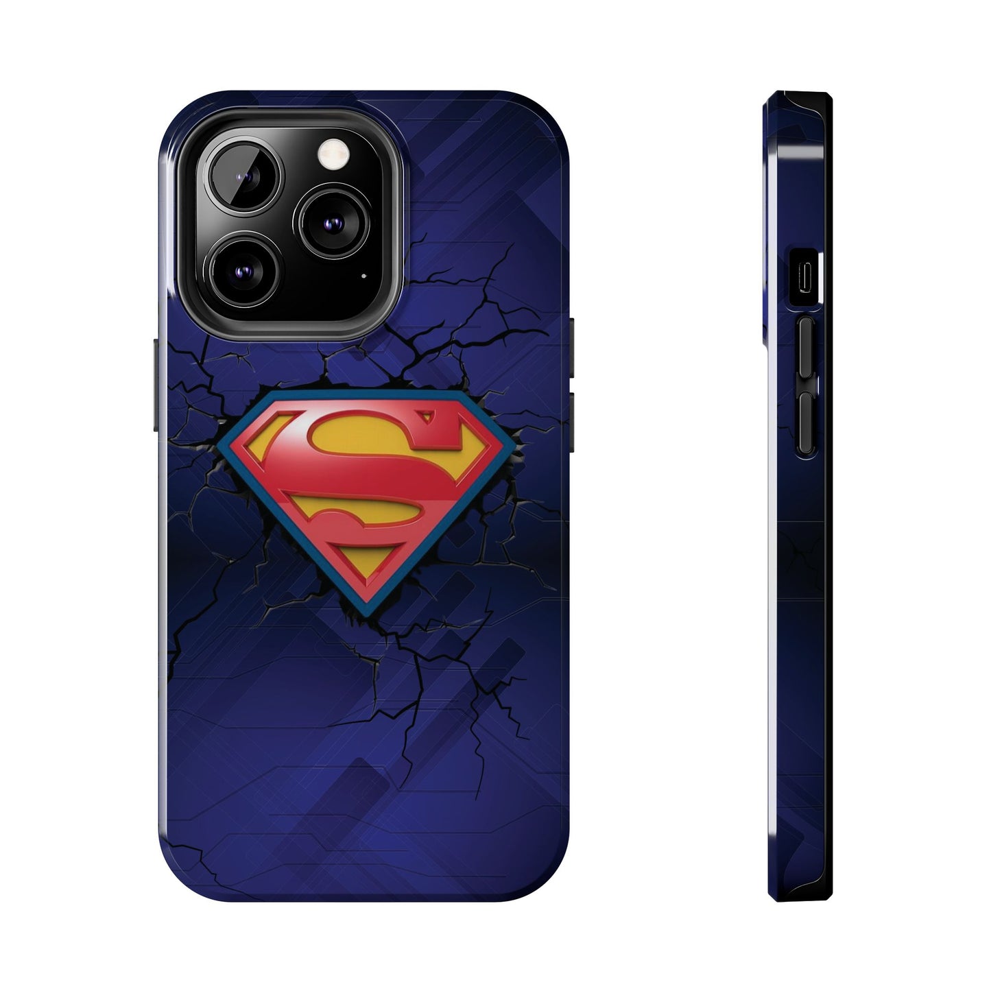 Blue Superman Armor Case