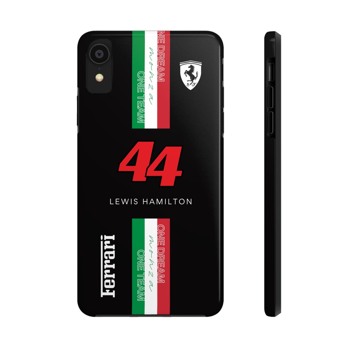 Black 44 Hamilton Ferrari Armor Case