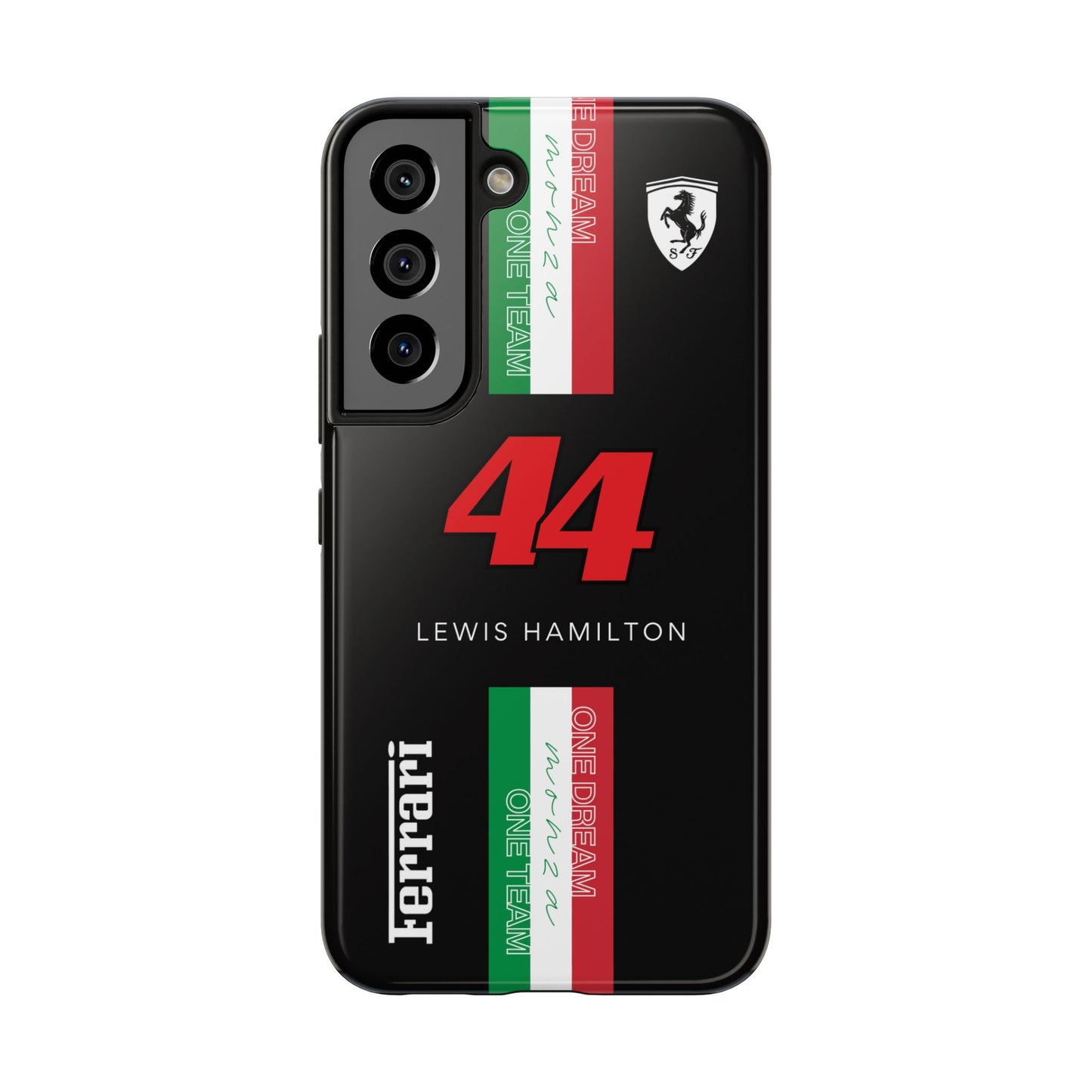 Black 44 Hamilton Ferrari Armor Case