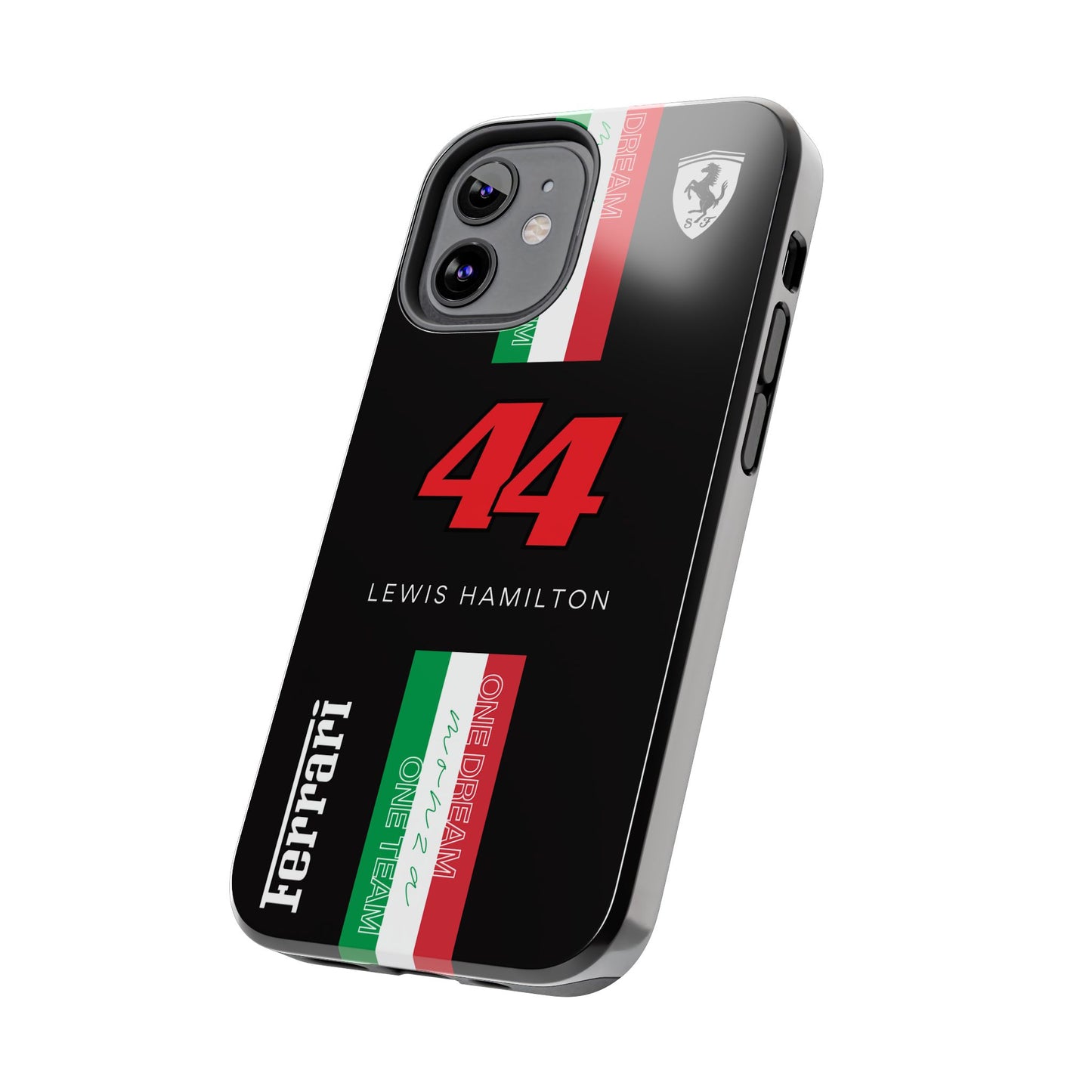 Black 44 Hamilton Ferrari Armor Case