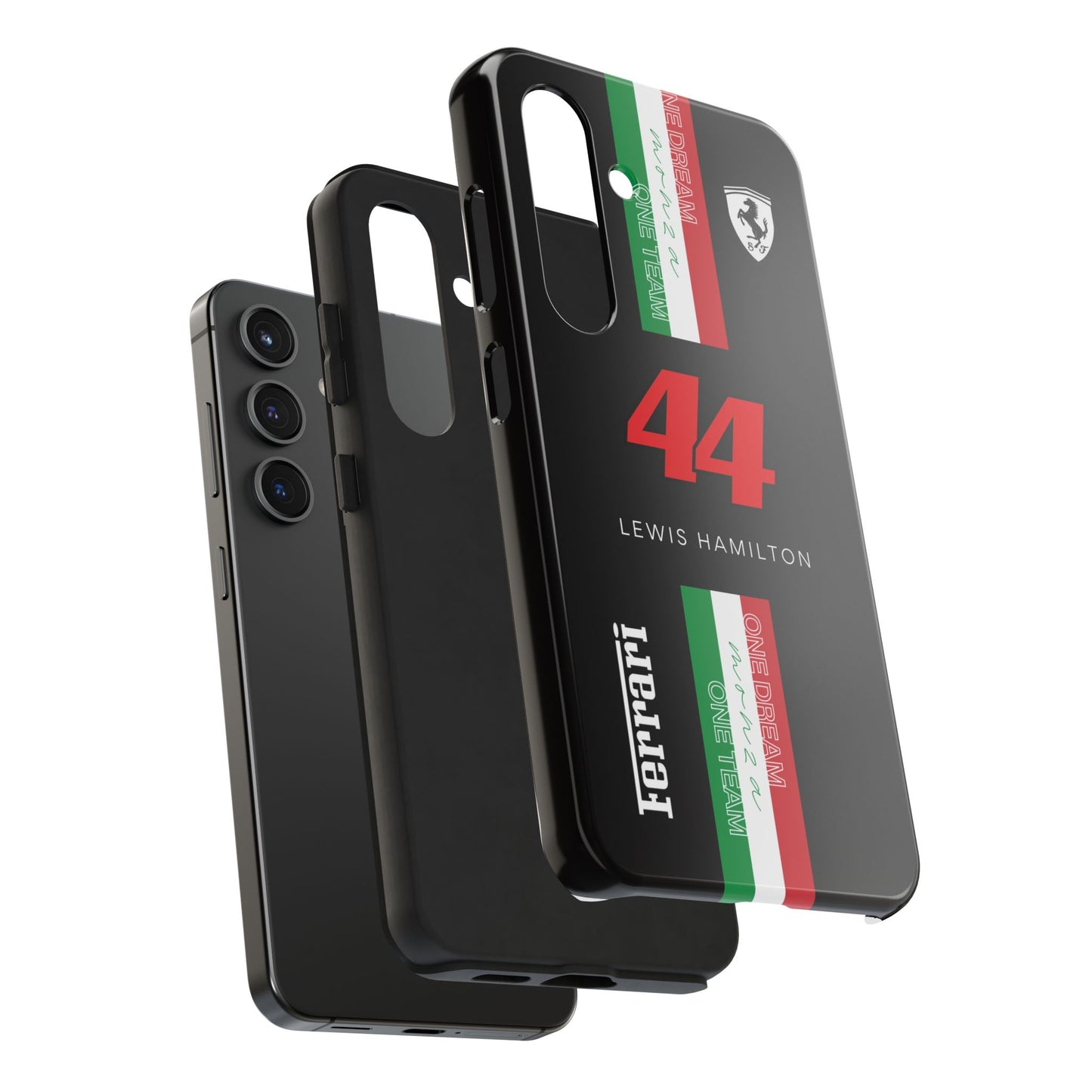 Black 44 Hamilton Ferrari Armor Case