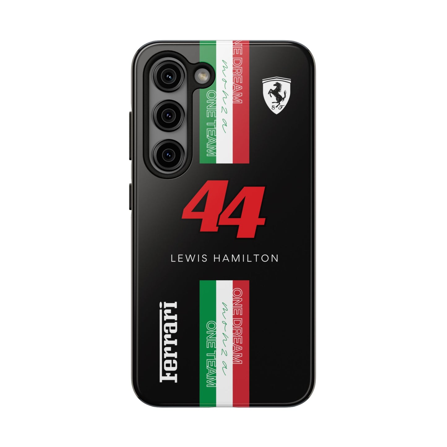 Black 44 Hamilton Ferrari Armor Case