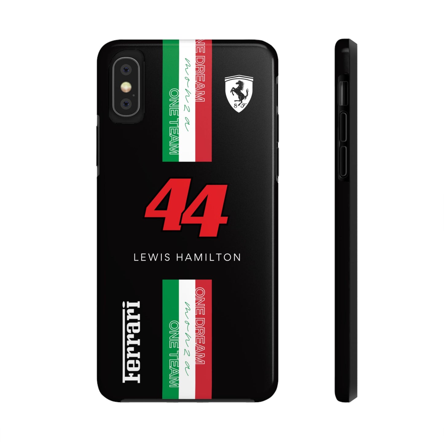 Black 44 Hamilton Ferrari Armor Case