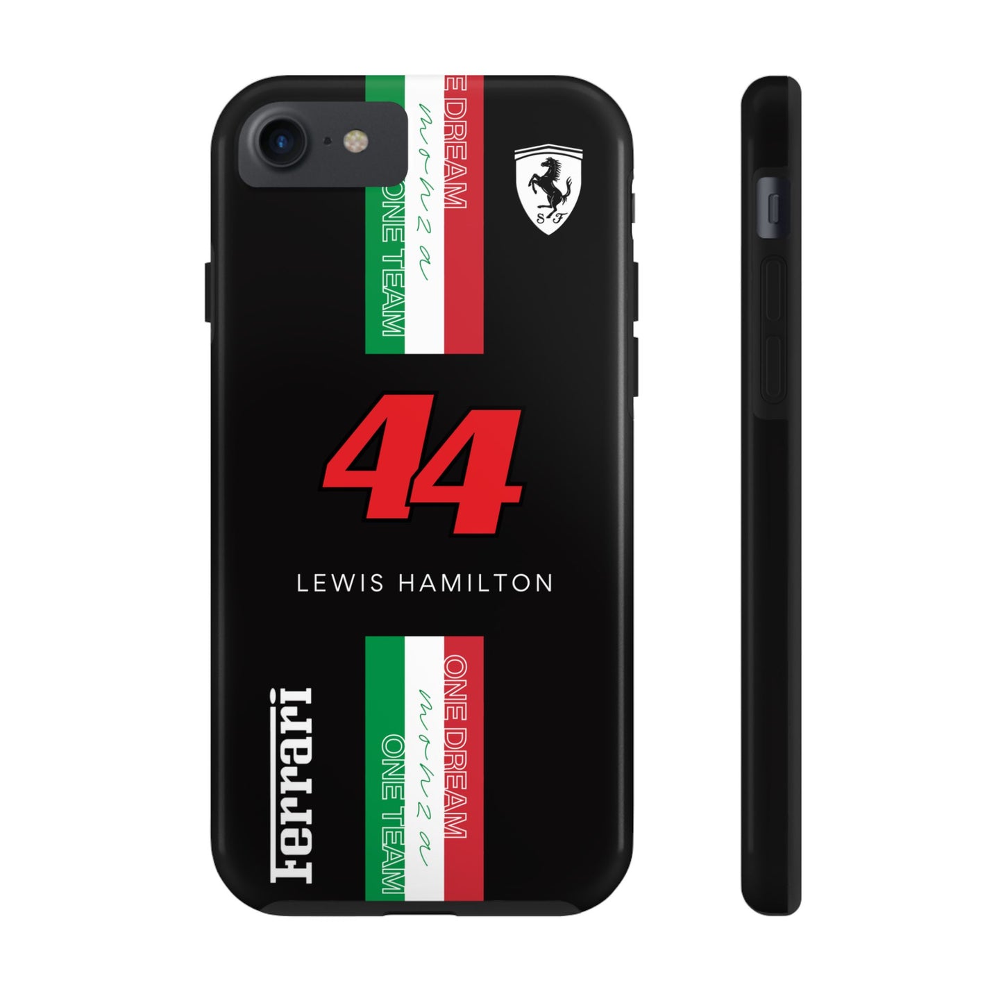 Black 44 Hamilton Ferrari Armor Case