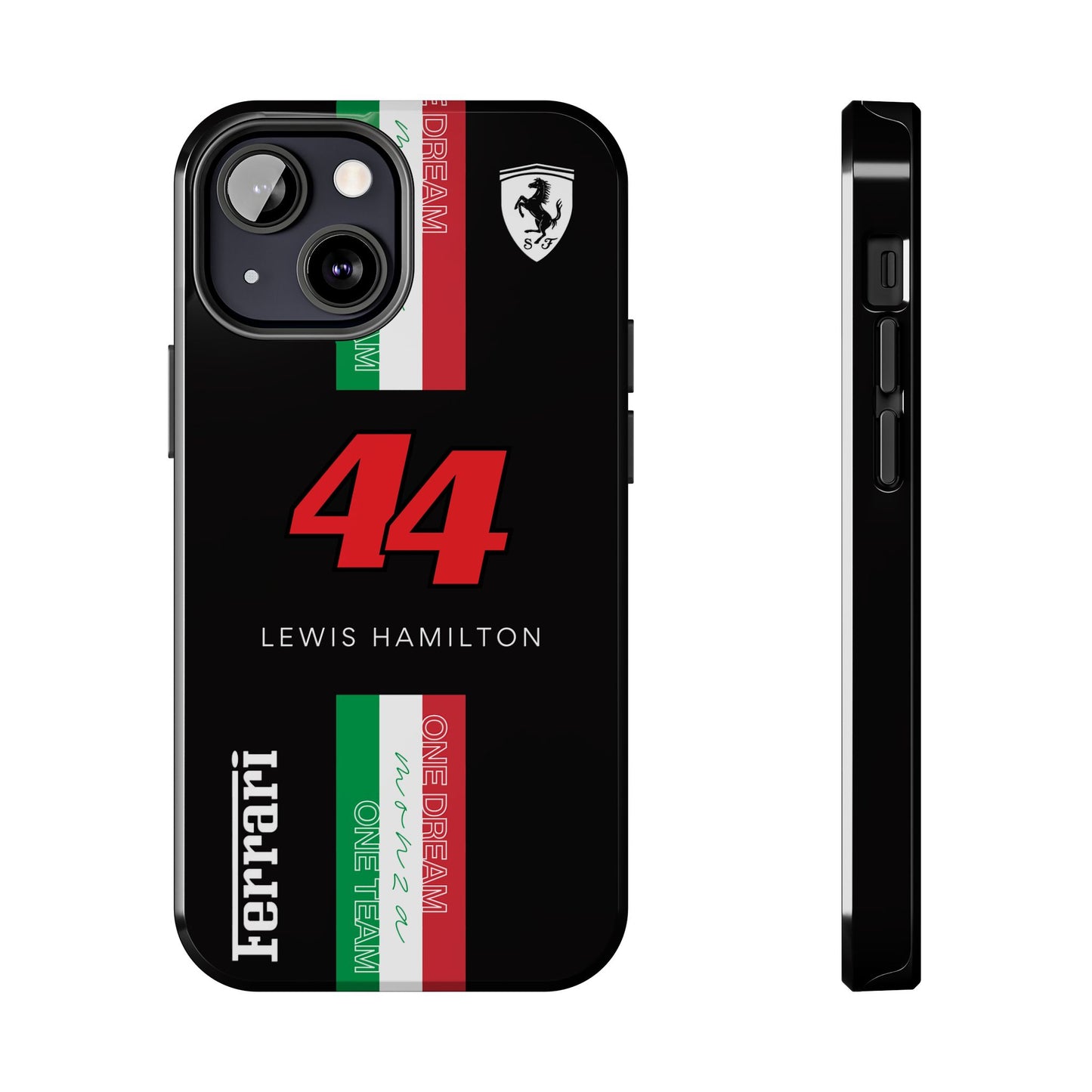 Black 44 Hamilton Ferrari Armor Case