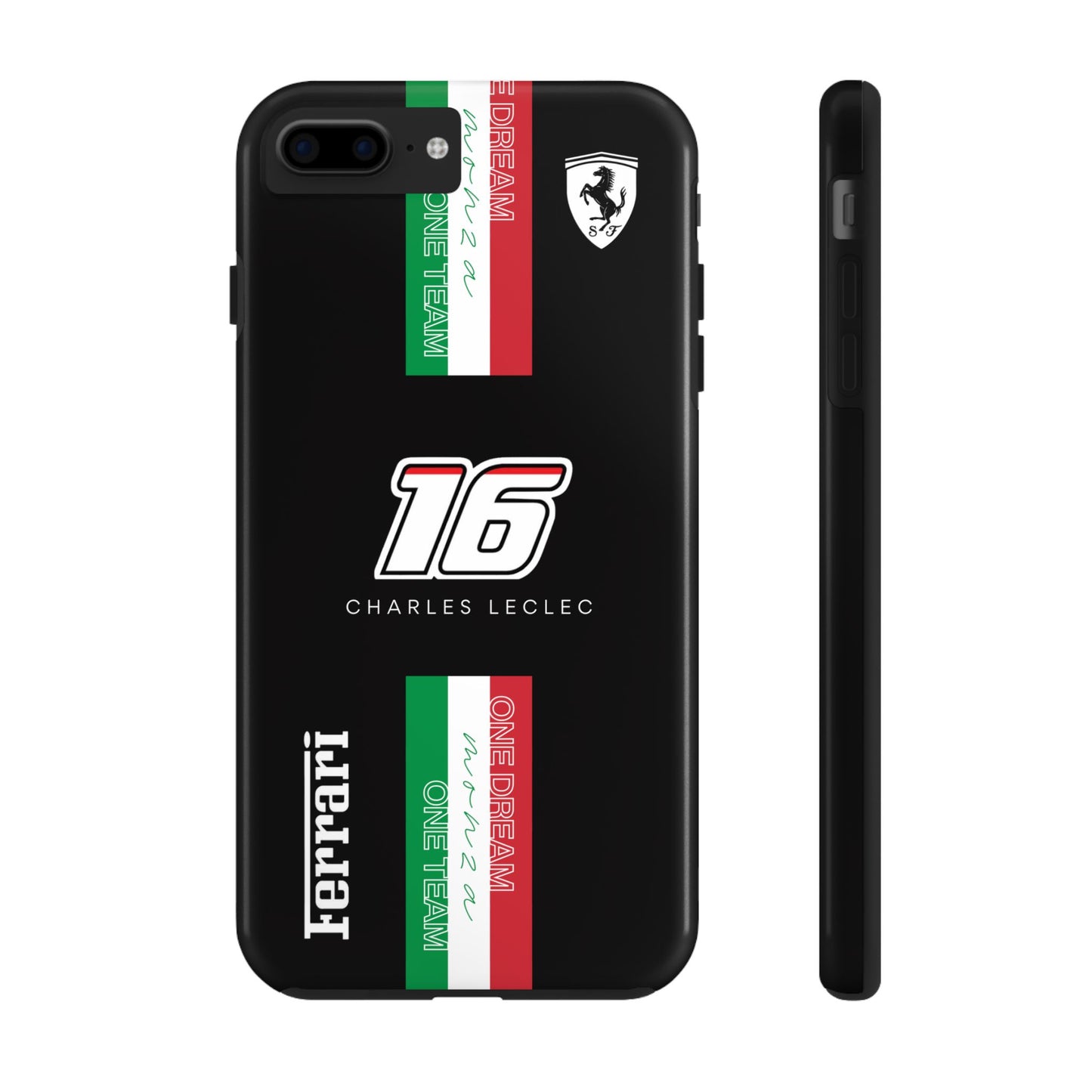 Black 16 Leclerc Ferrari Armor Case