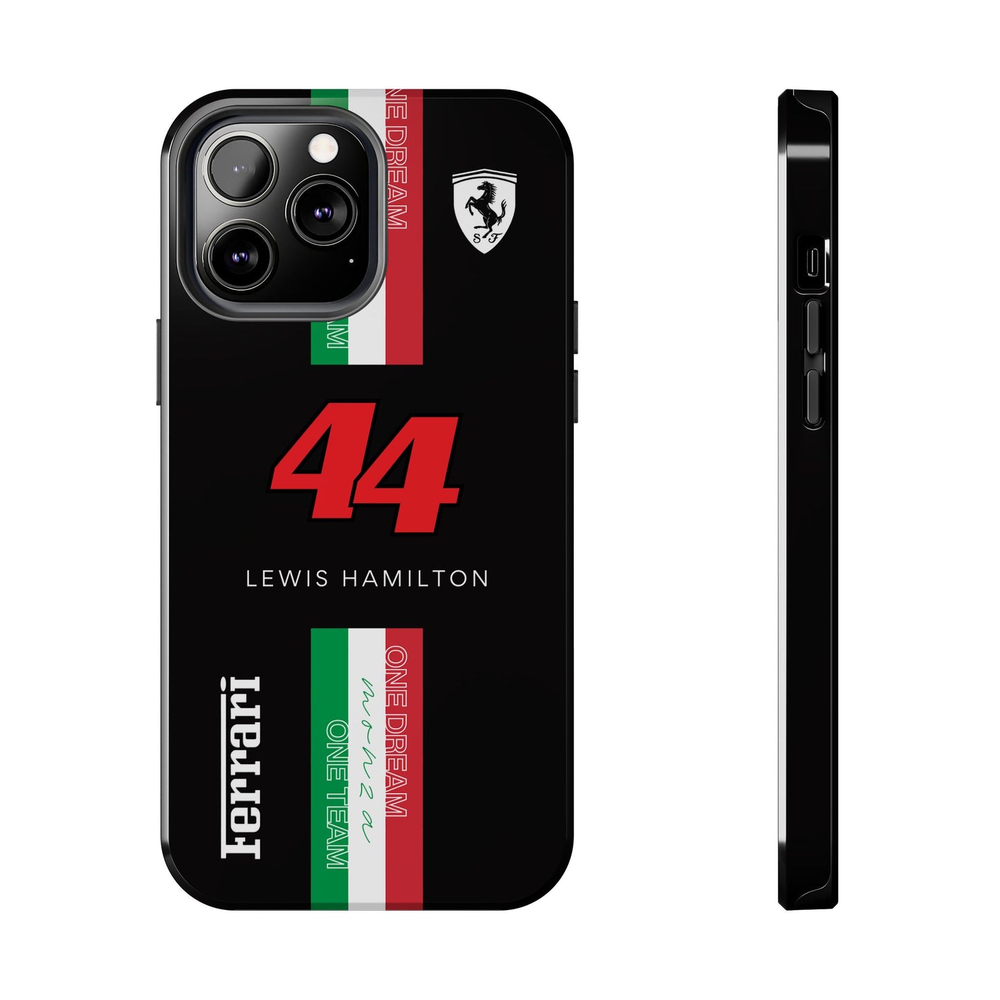 Black 44 Hamilton Ferrari Armor Case