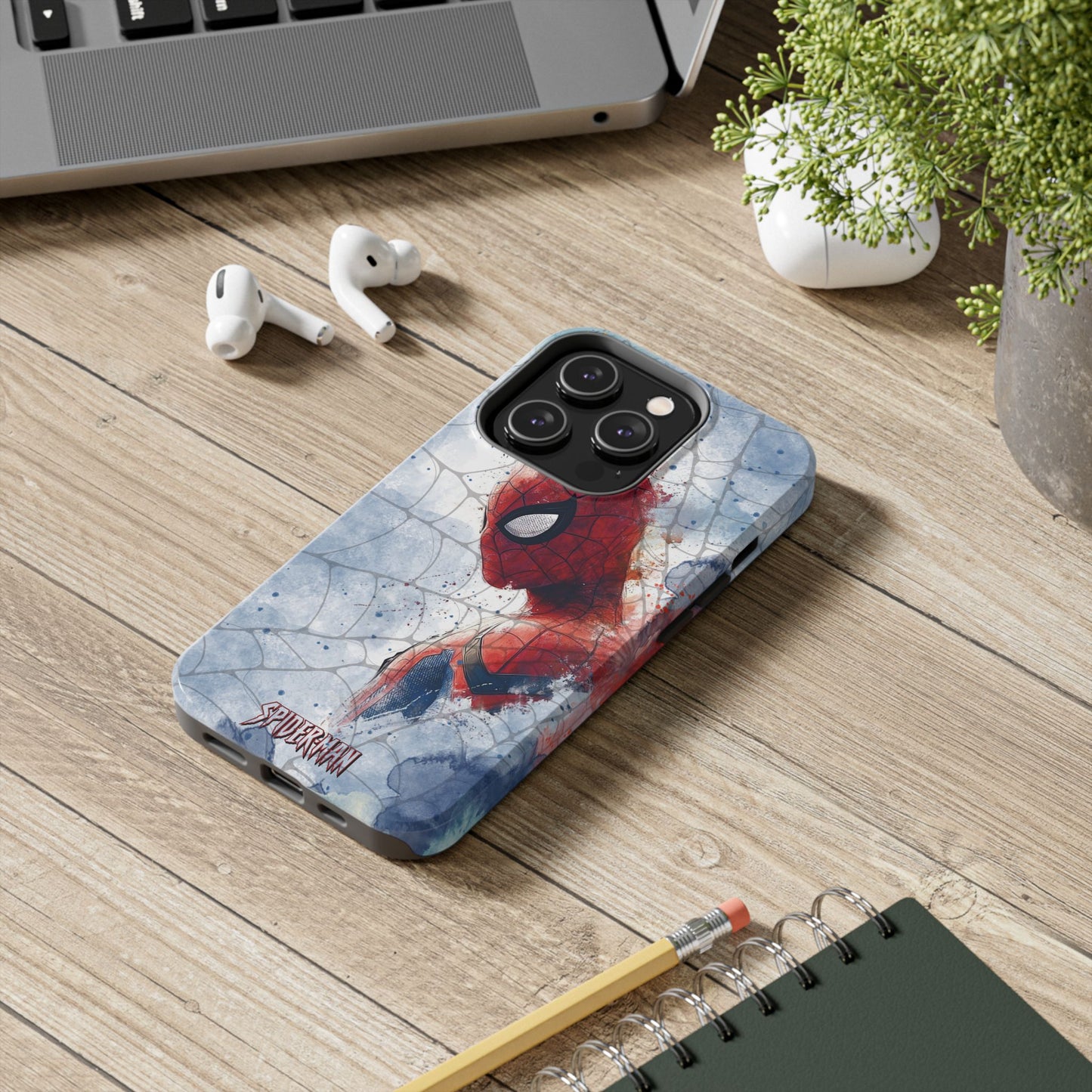 Light Blue Spider-Man Armor Case