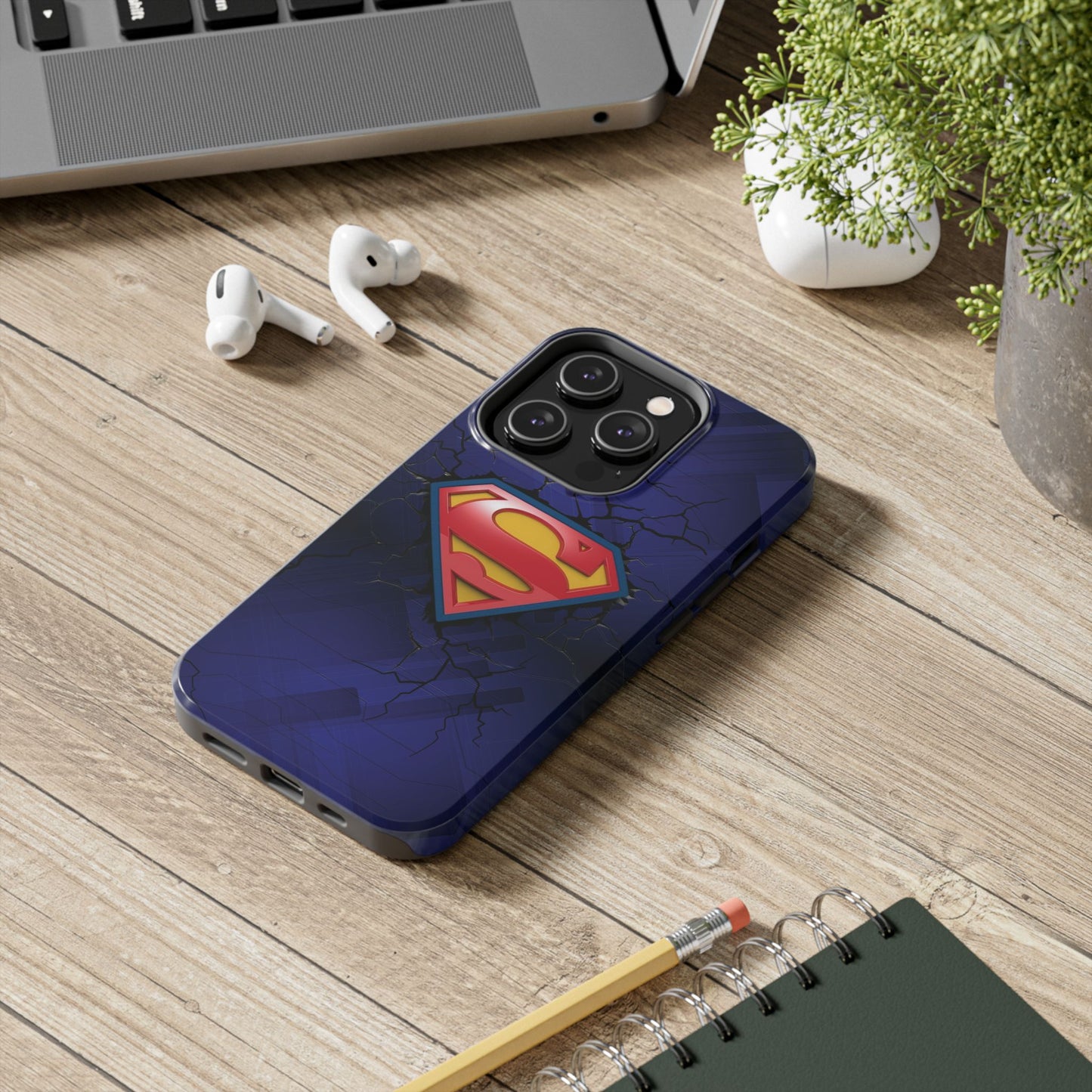 Blue Superman Armor Case