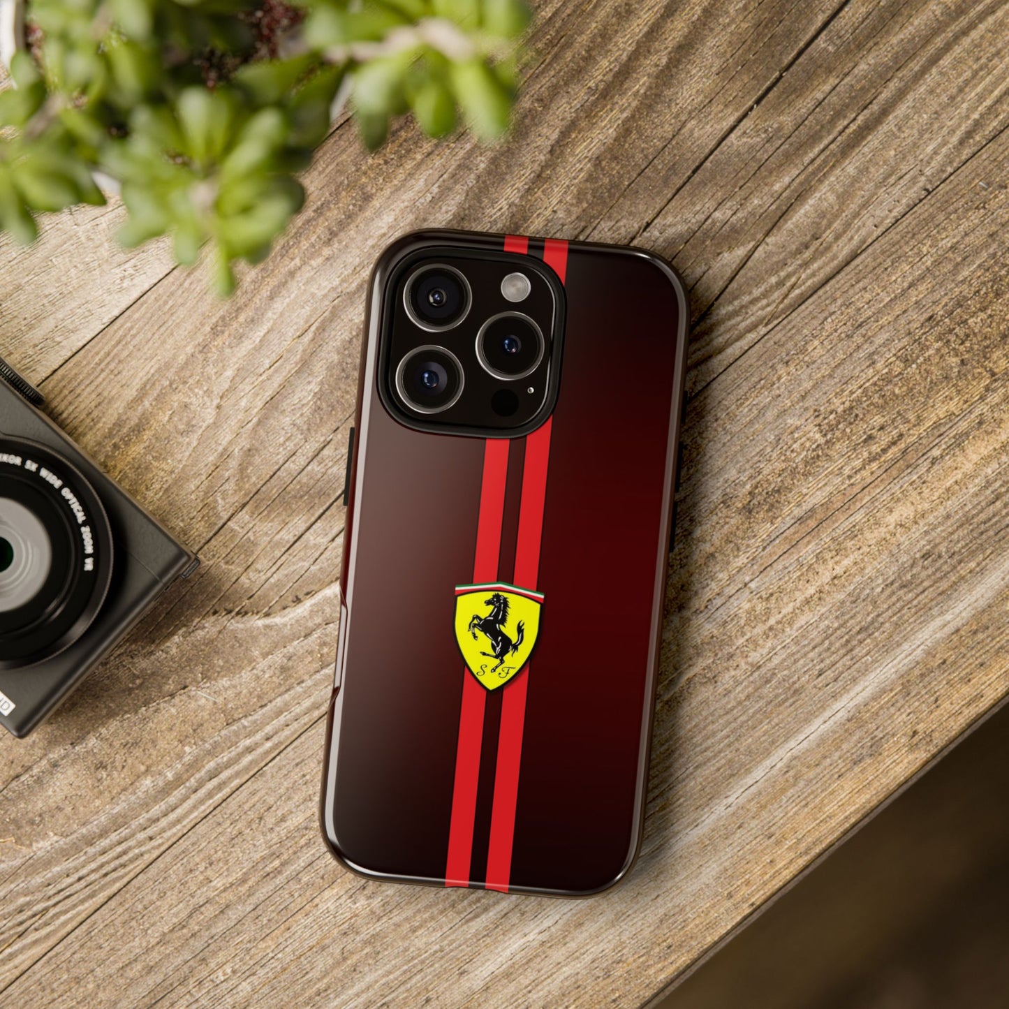 Burgundy Ferrari Armor Case