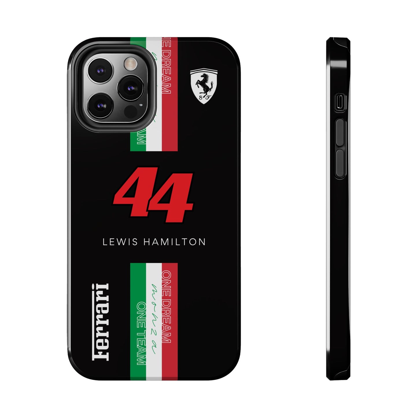 Black 44 Hamilton Ferrari Armor Case