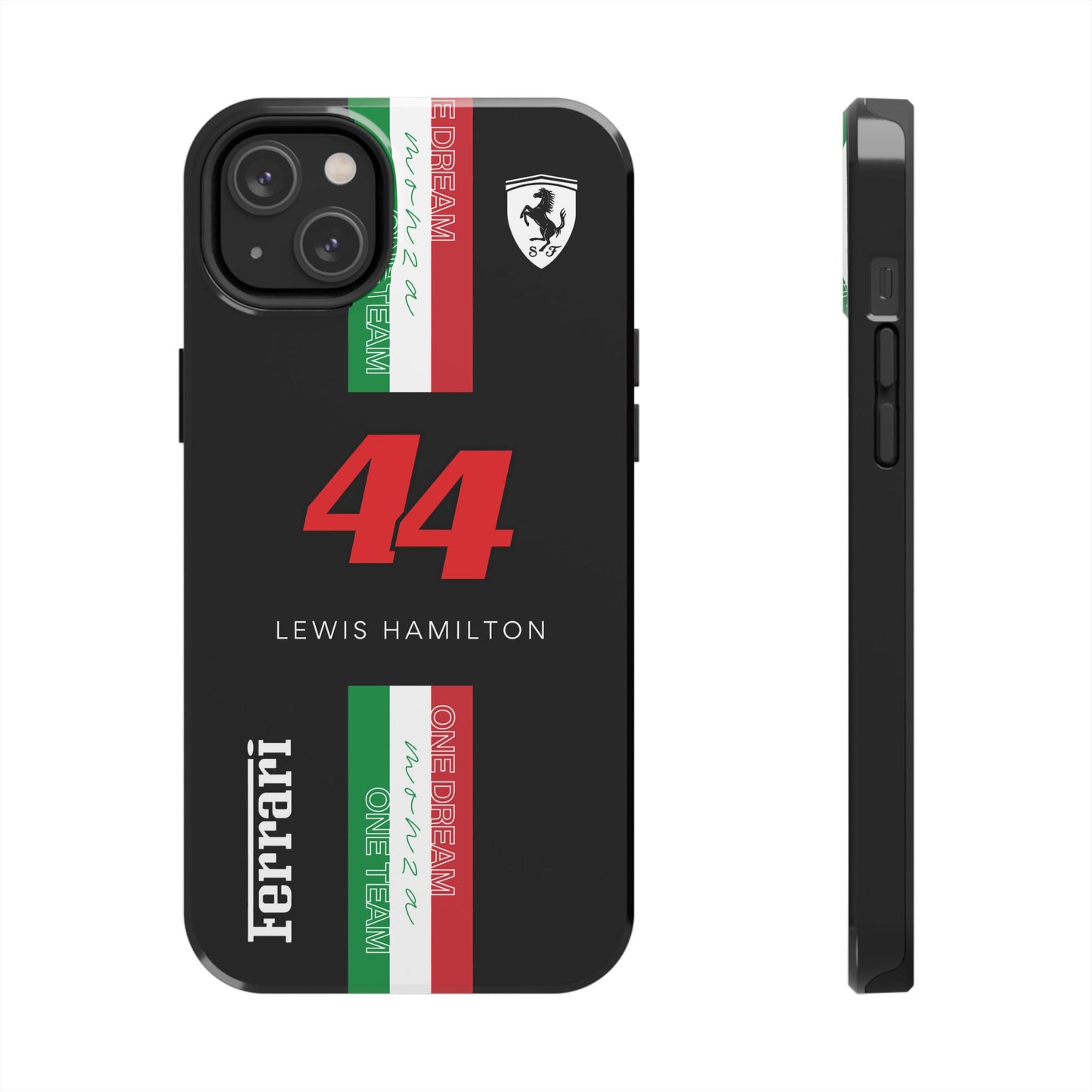 Black 44 Hamilton Ferrari Armor Case